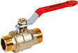 SANITAIRE-DISTRIBUTION - Vanne B.S. MM manette plate ACS - Diamètre : 3/8'' - PN : 30 bar - vignette