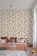 GRANDECO - Papier peint vinyle Catho - Terracotta - L.10,05m x l.0,53m - vignette