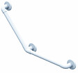 AKW - Barre d'appui coudée 135° - 3 points de fixation - 450 x 450 mm - Charge maximale : 190 kg- réf : 11915WH-LS - AKW - vignette