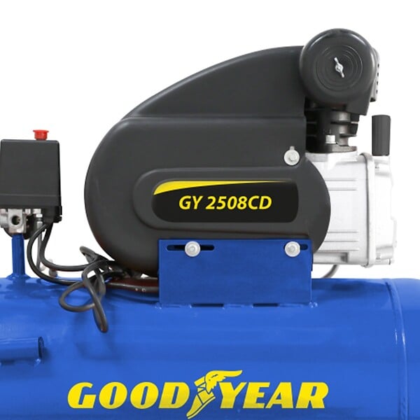 GOODYEAR - Compresseur d'air Silencieux 50 Litres 8 bar 2CV 1.5KW 115 PSI GOODYEAR - large