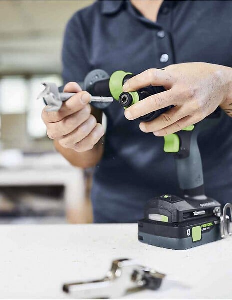 FESTOOL - Perceuse à Percussion FESTOOL QUADRIVE TPC 18/4 I-Basic (Machine seule Systainer SYS3 M 187) - large
