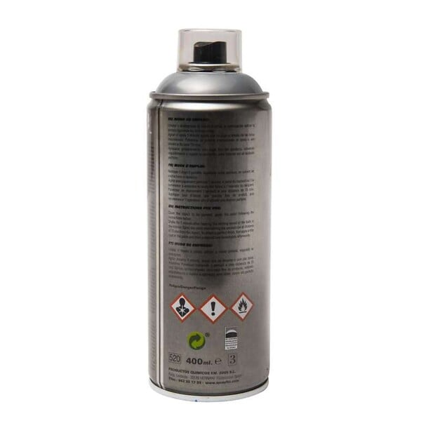 FM SPRAY - Bombe spray revêtement effet inox 400ml - large