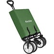 TECTAKE - Chariot pliable LEON avec freins, capacité de charge 80kg vert - vignette
