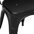 ATMOSPHERA - Chaise métal Niko Noir H85cm - vignette