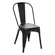 ATMOSPHERA - Chaise métal Niko Noir H85cm - vignette