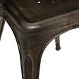 ATMOSPHERA - Chaise en acier Niko Gris vintage Empilable - vignette