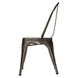 ATMOSPHERA - Chaise en acier Niko Gris vintage Empilable - vignette