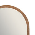 ATMOSPHERA - Miroir mural bois Gianni - Marron - 35x90cm - vignette