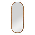 ATMOSPHERA - Miroir mural bois Gianni - Marron - 35x90cm - vignette