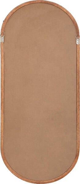 ATMOSPHERA - Miroir mural bois Gianni - Marron - 35x90cm - large