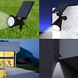 LUMI JARDIN - Spot solaire projecteur SPIKY Blanc froid 100LM - vignette