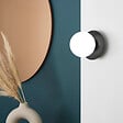 COREP - Applique murale métal - Manor - Noir mat - H20cm - vignette