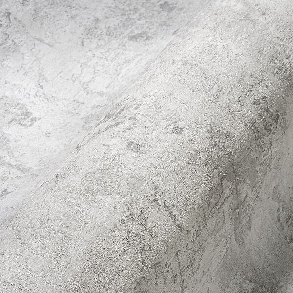 AS CREATION - Papier peint intissé effet béton gris moyen - L.0,53x10,05m - large