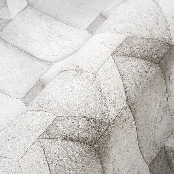 AS CREATION - pv/int concrete 3d gris clair - large