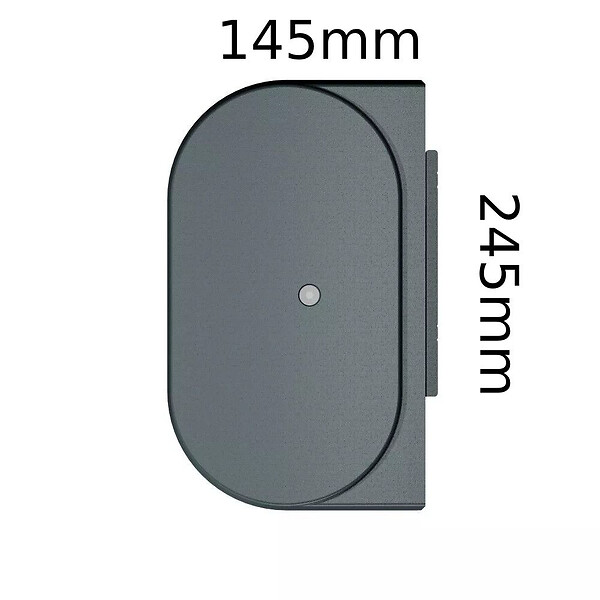 INTERSUN - Store banne coffre intégral CELESTE 5,00x3,00 M (Motorisé Secours à Télécommande - Gris anthracite structuré RAL7016ST - Gris foncé 250g/m²) - large