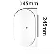 INTERSUN - Store banne coffre intégral CELESTE 5,00x3,00 M (Motorisé Secours à Télécommande - Blanc satiné RAL9010 - Taupe 250g/m²) - vignette