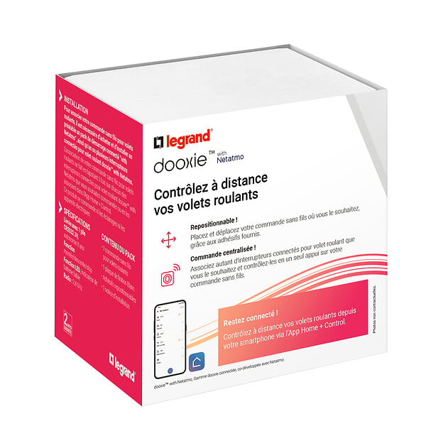 LEGRAND - Commande centrale sans fil volets Dooxie with Netatmo Blanc - large