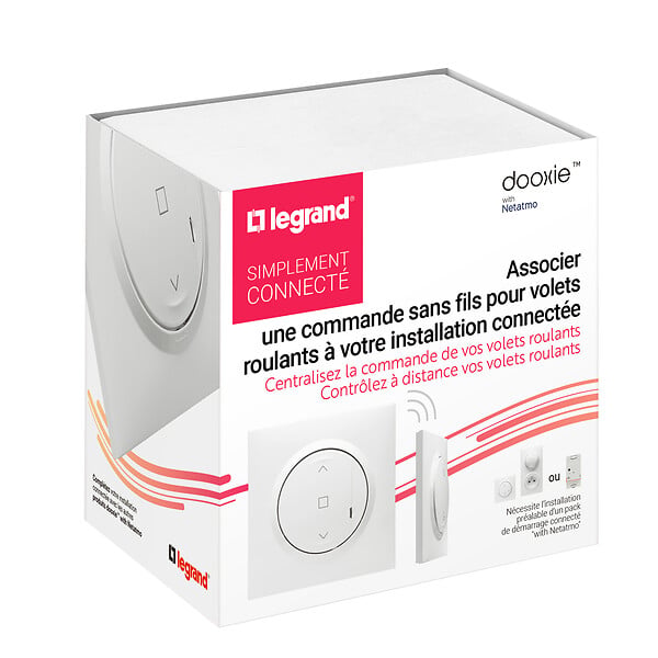 LEGRAND - Commande centrale sans fil volets Dooxie with Netatmo Blanc - large