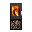 SUPRA - Poêle à bois JACCO BÛCHER acier - vertical - étanche - bûcher - 5kW - vignette