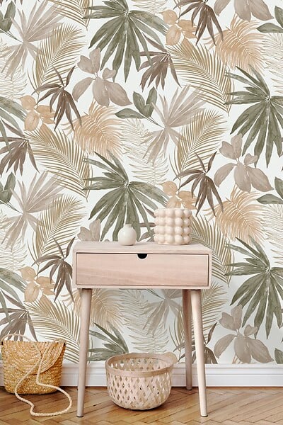 GRANDECO - P. vin/int wild palms kaki - large