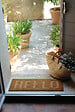 CORYL - Paillasson en fibre de coco Hello - Beige - L.75xl.30cm - vignette