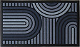 CORYL - Tapis de propreté SWING ARC - Gris - 76x46cm - vignette