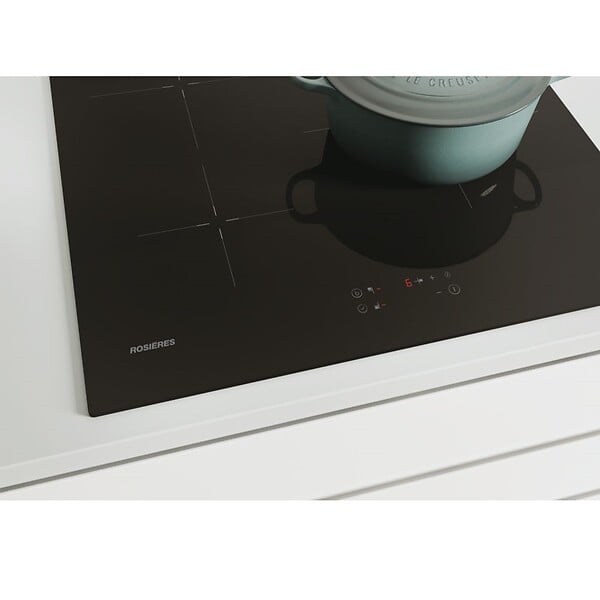ROSIERES - Table De Cuisson Induction 60cm 3 Feux 7200w Noir - RI633C/M1 - large