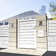 INTERSUN - Portillon brise-vue L 1000 x H 1407 mm - Blanc RAL 9010 - vignette