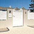INTERSUN - Portillon plein L 1000 x H 1414 mm - Blanc RAL 9010 - vignette