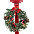 FEERIC LIGHTS & CHRISTMAS - Déco lumineuse intérieur Lampadaire Rouge 1 Lanterne 74 LED - vignette