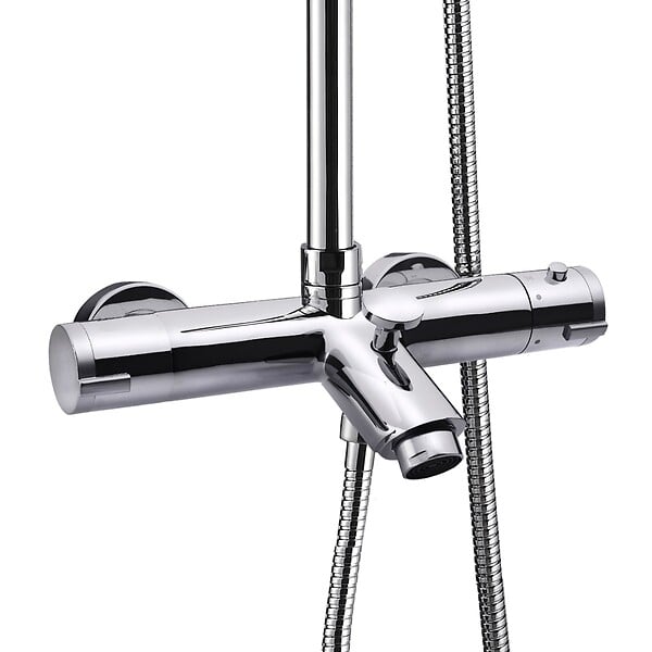 ESSEBAGNO - New Oneo colonne bain-douche thermostatique chrome - large