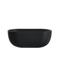 STANO - Baignoire îlot design ovale LISBON noir mat 160 cm - vignette