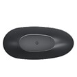 STANO - Baignoire îlot design ovale FLORIDA noir mat 180 cm - vignette