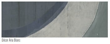CERAM INDUSTRIE - Terra aria blanc mate decor 1.35 m²/bte - large