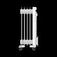 Radiateur bain huile mobile - 1000W - vignette