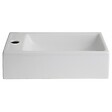 PLANETE BAIN - Lave mains rectangle blanc contemporain - vignette
