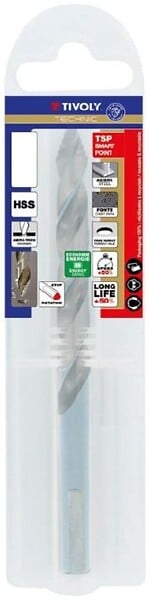 TIVOLY - Foret métaux HSS Smart Point - diamètre 4mm - large
