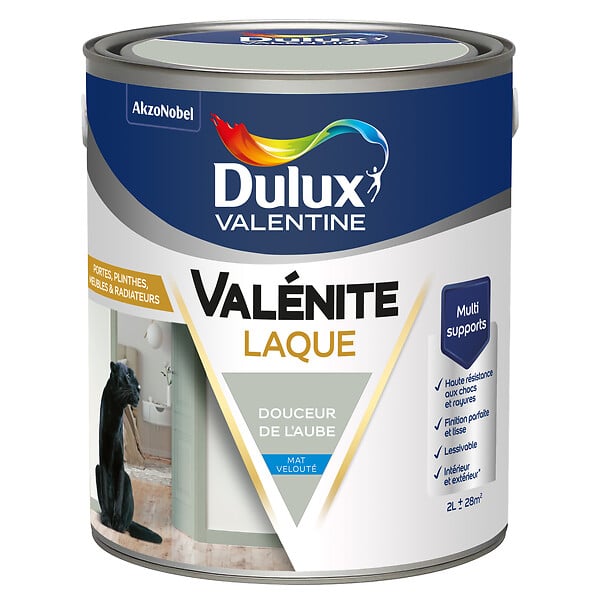 DULUX VALENTINE - Laque Acrylique Multi-supports Valénite Douceur de l'Aube 2L - large