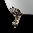 ROGIER & MOTHES - Baignoire sur pieds rétro DARLINGTON Blanche 175 cm Pieds d'Aigle Bronze jaune vieilli - vignette