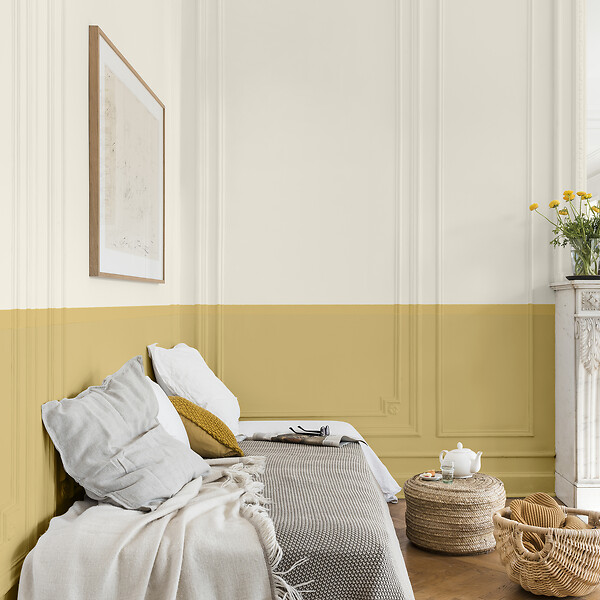DULUX VALENTINE - Laque acrylique Valénite - Jaune Pampa - 0,5L - large