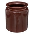 ATMOSPHERA - Pot céramique Bota - Marron - Diam.16,5xH.18,5cm - vignette