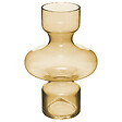 ATMOSPHERA - Vase décoratif en verre Arty - Ambre - Diam.18,5xH.29,5cm - vignette
