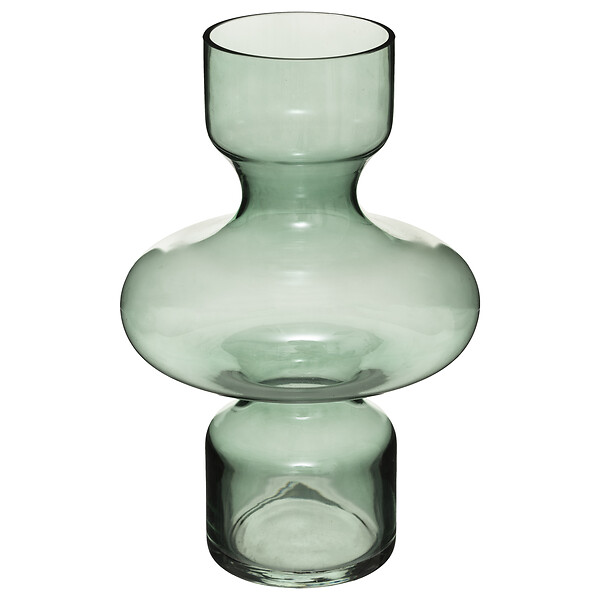 ATMOSPHERA - Vase décoratif en verre Arty - Ambre - Diam.18,5xH.29,5cm - large