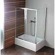 POLYSAN - Polysan Deep  Paroi latérale pour baignoire - 750x1650mm, Verre transparent (MD3116) - vignette