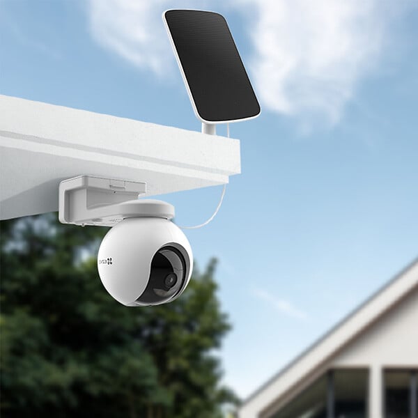 EZVIZ - Kit Camera IP exterieure 2K EB8 4G avec Panneau solaire modele E - Ezviz - large