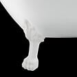 ROGIER & MOTHES - Baignoire sur pieds rétro CHELSEA Blanche 170 cm Pieds de Lion Blancs - vignette