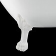 ROGIER & MOTHES - Baignoire sur pieds rétro DARLINGTON Noire 175 cm Pieds de Lion Blancs - vignette