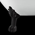 ROGIER & MOTHES - Baignoire sur pieds rétro RICHMOND Noire 171 cm Pieds de Lion Noirs - vignette