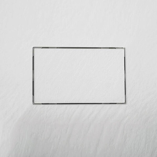 STANO - Receveur de douche 90 x 150 cm extra plat PIATTO en SoliCast® surface ardoisée blanc - large