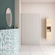 AICA SANITAIRE - AICA Panneau mural de douche béton gris90x210cm avec les profiles de finition BLANCPanneaux muraux salle de bain habillage mural aluminium - vignette